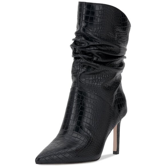 Jessica Simpson Womens Elisti Slouchy Pointed Toe Booties Black Size 9.5M NIB - Picture 2 of 6